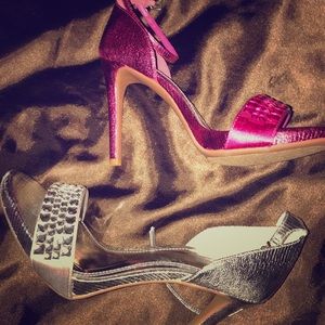 Giani Bini Glitzie high heels.